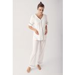Artış 14209 Düğmeli Kadın Pijama Takımı