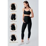 Artış Seamless (Dikişsiz) Fitilli Yüksek Bel Toparlayıcı Ekstra Esnek Spor Hamile Tayt