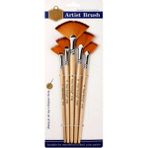 Artist Sentetik Yelpaze Fırça Seti 5'li