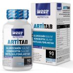Artitab Glukozamin Sülfat - Kondroitin Sülfat - MSM - Hyaluronik Asit - Tip 2 Kollajen 90 Tablet