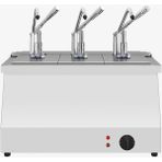 Artizan Isıtıcılı Çikolata Benmarisi 3x5 Lt