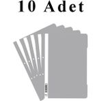 Artlantis 10 Adet A4 Gri Telli Dosya 1 Paket Telli Dosya Ofis Büro Okul - Standart