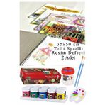 Artlantis 10 Renk Guaj Boya Nova Color 35x50 Cm Telli Spralli Resim Defteri Palet Resim Fırçası 15 Yaprak Guajboya Resim Defteri Çok Renkli