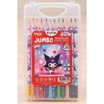 Artlantis 12 Li Jumbo Kuru Boya Kalemi Plastik Kutu 1 Paket Fatih Kuromi Figürlü Kalın 12 Renk Kuruboya Tam Boy Renkli Kalem - Standart