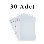 Artlantis 30 Adet A4 Beyaz Telli Dosya 1 Paket Ekonomik Kaliteli Telli Dosya Ofis Büro Okul