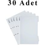 Artlantis 30 Adet A4 Beyaz Telli Dosya 1 Paket Telli Dosya Ofis Büro Okul - Standart
