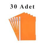 Artlantis 30 Adet A4 Turuncu Telli Dosya 1 Paket Ekonomik Kaliteli Telli Dosya Ofis Büro Okul