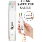 Artlantis 4 Renk Fosforlu Kalem 1 Adet 4 Lü Işaretleme Kalemi Canlı Renkler Sarı Pembe Turuncu Yeşil Fixpoint P-2892 - Çok Renkli - Standart