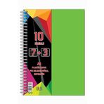 Artlantis 7+3+1 Ayraçlı Defter 11 Konulu 225 Yaprak 1 Adet 7 Kareli 3 Çizgili 1 Çizgisiz Spralli Plastik Kapak Seperatörlü Yeşil