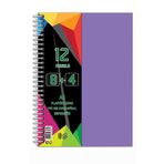 Artlantis 8+4 Ayraçlı Defter 12 Konulu 300 Yaprak 1 Adet 8 Kareli 4 Çizgili Spralli Plastik Kapak Seperatörlü