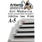 Artlantis A5 Mukavva Gri 1.0 mm 10 Adet 1 Paket 14 8 x 21 cm A-5 Mukavva 1 0 mm Kalınlığında A-5 Mukavva - Standart - 14,8X21 cm