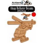Artlantis Ahşap Boyama Araçlar 1 Adet 10X15CM Taşıtlar Boyama Figürü Etkinlik Çoçuk Gelişim Motor Beceri Kreş Anasınıfı - Kırmızı