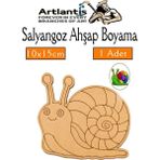 Artlantis Ahşap Boyama Böcekler 1 Adet 10X15CM Boyama Böcek Figürleri Etkinlik Çocuk Gelişim Motor Beceri Kreş Anasınıfı - Turuncu