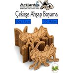 Artlantis Ahşap Boyama Böcekler 10 Adet 10X15CM Boyama Böcek Figürleri Etkinlik Çocuk Gelişim Motor Beceri Kreş Anasınıfı - Mavi