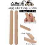 Artlantis Ahşap Ritim Çubuğu 30 Adet 15 Çift Okul Öncesi Eğitici Anaokulu Ritim Tokmağı Çubukları Çocuk Etkinlik Perkusyon Müzik Aleti - Naturel - Standart - 22 cm