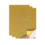 Artlantis Altın Sarı Yapışkanlı Simli Eva 35x50 cm 3 Adet Simli Yapışkanlı Eva Süngeri Okul Kreş Anasınıfı Elişi Etkinlikleri Hobi