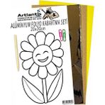 Artlantis Alüminyum Folyo Kabartma Seti 20 x 30 cm Deney Malzemesi 1 Paket Aliminyum Folyo Seti Kabartma - Mor