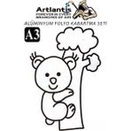Artlantis Alüminyum Folyo Kabartma Seti A3 30X40 cm 1 Paket Aliminyum Folyo Seti Kabartma Seti Sanatsal Hobi El Becerisi Geliştir - Standart - Turuncu