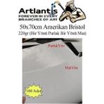 Artlantis Amerikan Bristol Karton 50 x 70 cm 100 Adet 220 gr Bir Tarafı Parlak Bir Tarafı Mat Kağıt Biristol Karton - Beyaz - Standart - 50x70cm