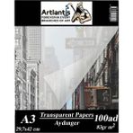 Artlantis Aydınger Kağıdı A3 83 gr 100'lü Eskiz Kağıdı 1 Paket Artlantis Aydınger Kağıt 29,7X42 cm 1 Paket - A3 29,7x42 cm - Krem - Standart