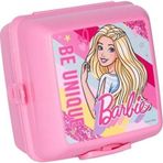 Artlantis Beslenme Kutusu 4 Bölmeli Barbie Pembe Renk No:2 Kız Figürlü 1 Adet Yemek Saklama Kabı Beslenme Çantası