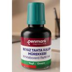 Artlantis Beyaz Yazı Tahta Kalemi Mürekkebi 30 ml 1 Adet Penmark Tahta Kalemi Mürekkepi Kolay Silinebilir Doldurulabilir Canlı Renk - Yeşil