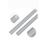Artlantis Çelik Cetvel 30 cm İnç Ölçülü 1 Adet Paslanmaz Çelik Metal Çetvel 30 Santimetre