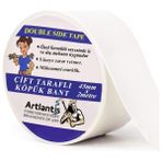 Artlantis Çift Taraflı Bant Köpük Bant 45 mm x 2 mt 1 Adet - Beyaz