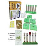 Artlantis Çimlenme Deney Seti 1 Paket Kontrollü Çimlenme Deney Seti 5 Adet Deney Tüpü Tıpa Deney Tüp Standı Tohum Çok Renkli