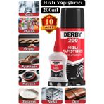 Artlantis Derby Hızlı Yapıştırıcı Seti 200 ml 10 Adet Ahşap ve Plastik Yüzeyler Için Yüksek Yapıştırma Gücü Düşük Viskozite 200 ml - Beyaz - 200ml - Standart