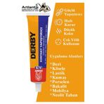 Artlantis Derby Yapıştırıcı 40 gr Tüp 1 Adet Kontakt Sıvı Yapıştırıcı Deri Kösele Lastik Kumaş Porselen Mobily