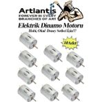 Artlantis Dinamo Motoru 6 V 10 Adet Elektrik Üreten Motor Eğitici Hobi Okul Deney Elektrik Motoru Deneyler Için - Renkli - Standart
