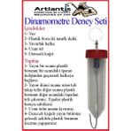 Artlantis Dinamometre Deney Yapım Seti 1 Adet Deney Proje Tasarım Şırıngalı Basit Dinomometre Modeli Deney Malzemesi Okul Sınıf - Renkli - Standart