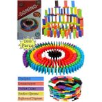 Artlantis Domino Oyunu Eğitici 100 Parça 1 Paket 100 Lü Ahşap Renkli Domino Taşı Akıl Zeka Mantık ve Strateji Oyunu Okul Öncesi - Standart