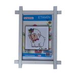 Artlantis Etamin Seti 23x30 cm 1 Paket Kaneviçe Seti Etamin Kiti Okul Hobi Elişi Sanatsal (MAVİ)