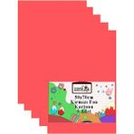 Artlantis Fon Kartonu 50X70 cm 120 gr 5 Adet 50*70 cm Renkli Fon Kartonu Kağıdı 120 gr Okul Sınıf Etkinlik Kreş Okul Öncesi - Kırmızı