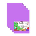 Artlantis Fon Kartonu 50X70 cm 120 gr 5 Adet 50*70 cm Renkli Fon Kartonu Kağıdı 120 gr Okul Sınıf Etkinlik Kreş Okul Öncesi - Mor