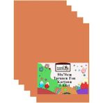 Artlantis Fon Kartonu 50X70 cm 120 gr 5 Adet 50*70 cm Renkli Fon Kartonu Kağıdı 120 gr Okul Sınıf Etkinlik Kreş Okul Öncesi - Turuncu