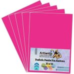 Artlantis Fon Kartonu Fosforlu Pembe 35X50 5 Adet Artlantis Fosforlu Fon Kartonu Pembe 35*50 5 Adet - standart