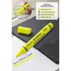 Artlantis Fosforlu Kalem Neon Renkli 1 Adet Kesik Uç 1-5mm Işaretleme Kalemi Canlı Renk Okul Ofis Tipi Işaretleme Kalemi - Sarı
