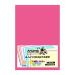 Artlantis Fosforlu Pembe Renkli A-4 Fotokopi Kağıdı 25 li 1 Paket Artlantis Fotokopi Renkli A4 Kağıdı