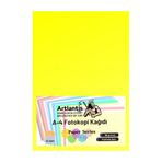 Artlantis Fosforlu Sarı Renkli A-4 Fotokopi Kağıdı 25 li 1 Paket Artlantis Fotokopi Renkli A4 Kağıdı