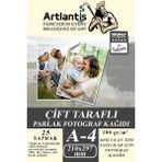 Artlantis Fotoğraf Baskı Kağıdı A-4 180 Gr/m2 25'li 1 Paket A4 Fotoğraf Kağıdı Ofis ve Ev Tipi Mürekkepli Yazıcılar Için