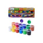 Artlantis Guaj Boya 12 Renk 25ml 1 Paket Fixpoint Guajboya Seti 12 li Su Bazlı Şişe Canlı Renkler Resim Okul