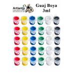 Artlantis Guaj Boya 3 Ml 6 Renk 5 Paket Mini Küçük Guaj Boya Etkinlik Boyama Boyası Su Bazlı Resim Okul Öncesi Kreş Ana Sınıfı Çok Renkli