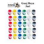 Artlantis Guaj Boya 3 ml 6 Renk 5 Paket Mini Küçük Guaj Boya Etkinlik Boyama Boyası Su Bazlı Resim Okul Öncesi