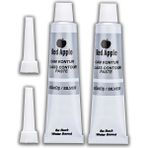 Artlantis Gümüş Gri Kontür Boyası 20 ml 2 Adet Red Apple Cam Vitray Boyası Kontur Boyası Ana Hatları Çizme Sanatsal Hobi - Standart - Gümüş - Gri