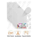 Artlantis Gümüş Gri Simli Karton A3 30x40 cm 10 lu 1 Paket Simli Fon Kartonu Parıltılı Kağıt Anasınıfı Kreş Etkinlik Proje