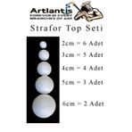 Artlantis Güneş Sistemi Maketi İçin Strofor Köpük Top 20 Adet Yuvarlak Strafor Top Küre Okul Deney Köpük Topla