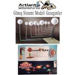 Artlantis Güneş Sistemi Modeli 1 Paket Gezegenler Sistemi Strafor Köpük Top Maket Deney Okullar Için Öğretici - Renkli - Standart - 9 lu